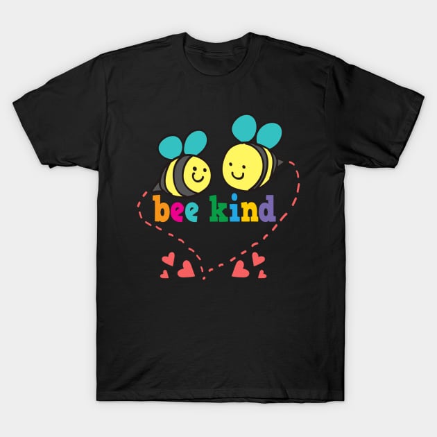 Bees Kindness Matters Honey Bee T-Shirt by Owl Is Studying